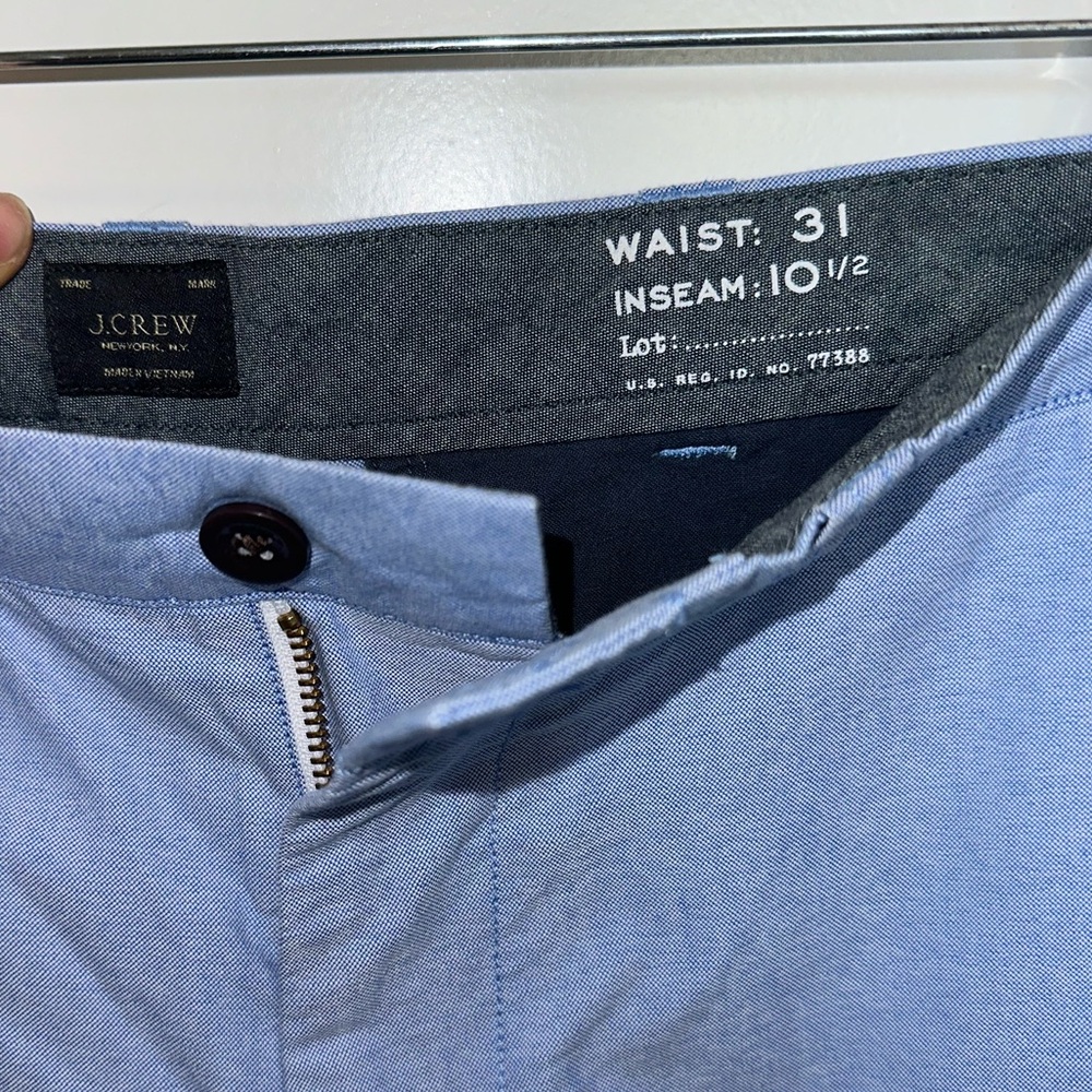 J CREW - Men’s Size 31 Blue Stanton Dress Shorts
